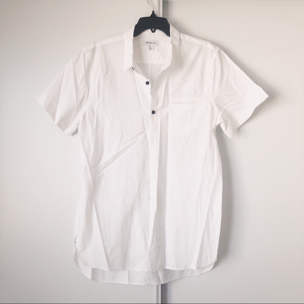 The Rail Men’s White Button Down Shirt